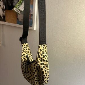 Baggu Leopard Pattern Crossbody Bag